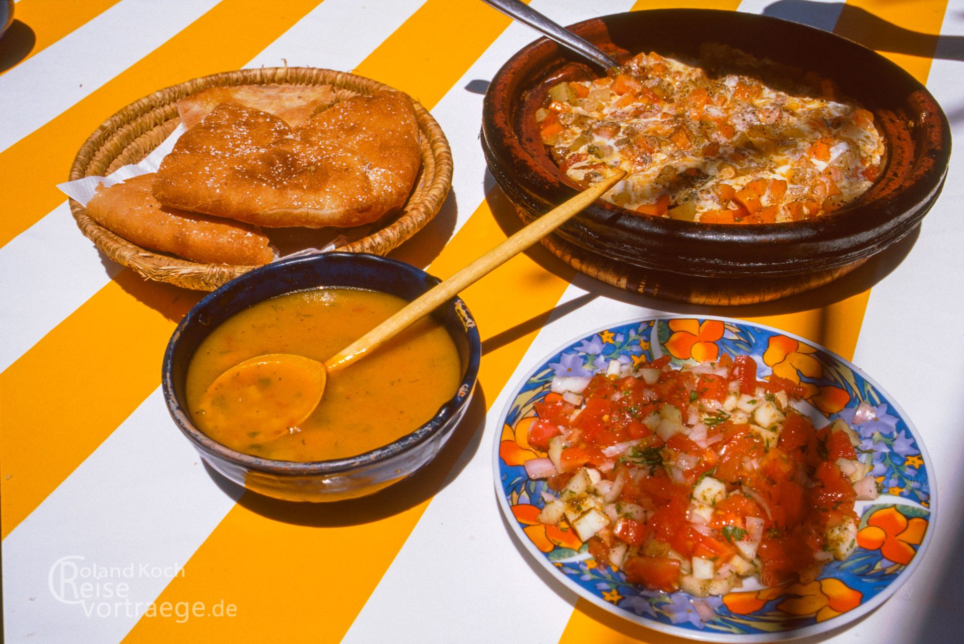 Marokkanische Küche - Salat Marrocain